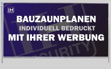 Bauzaunplanen individuell bedruckt mit Ihrer Werbung